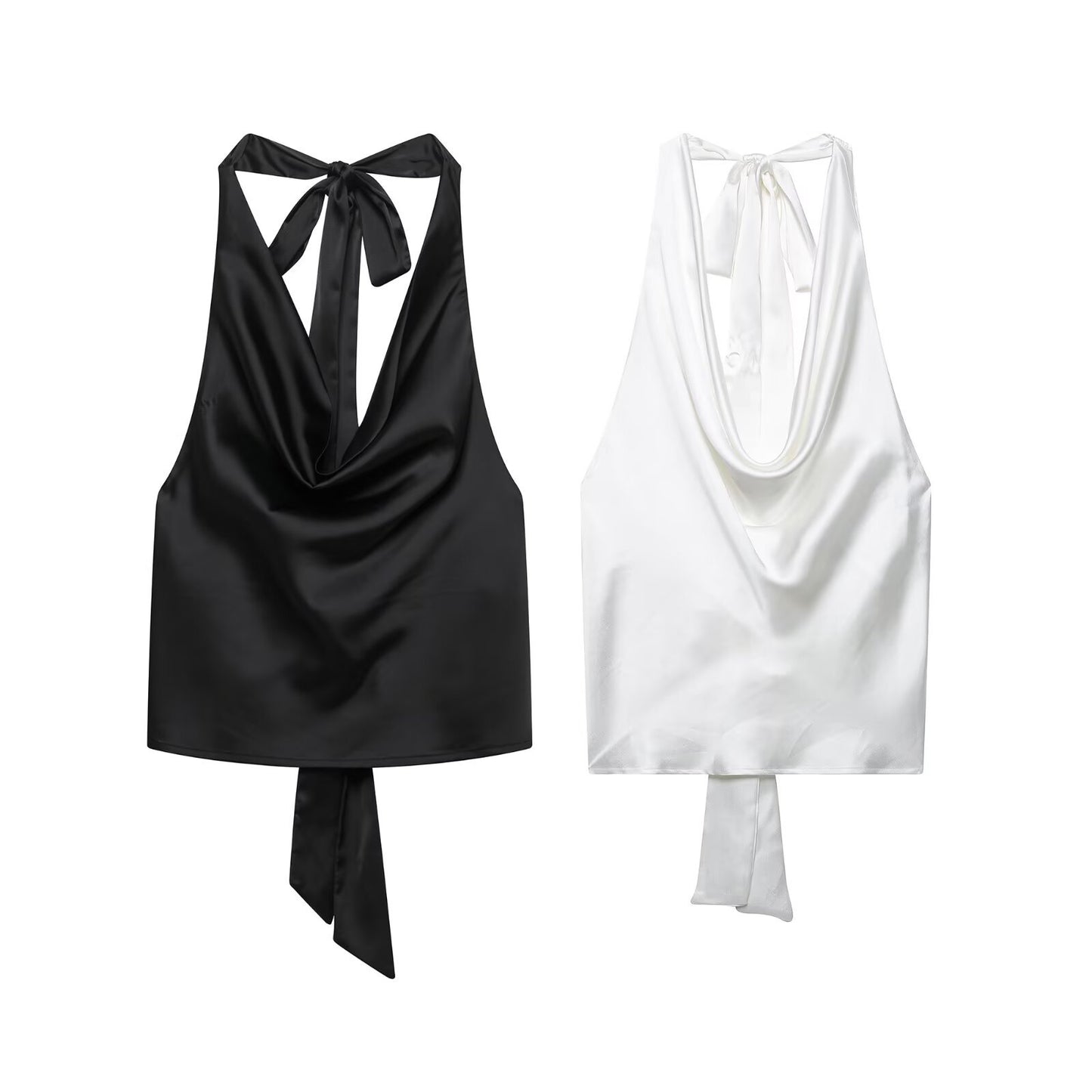 Satin Party Evening Women Midi Dress Elegant Keyhole Back A-Line Robe Sleeveless Female Long Dresses